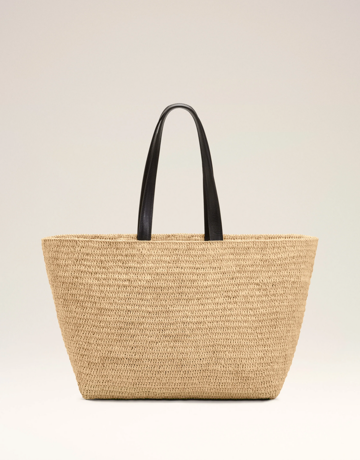 NATURAL RAFIA AMI DE COEUR TOTE BAG