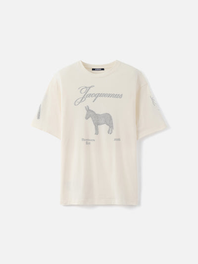 JACQUEMUS Men's Le Tshirt Ane Mc White