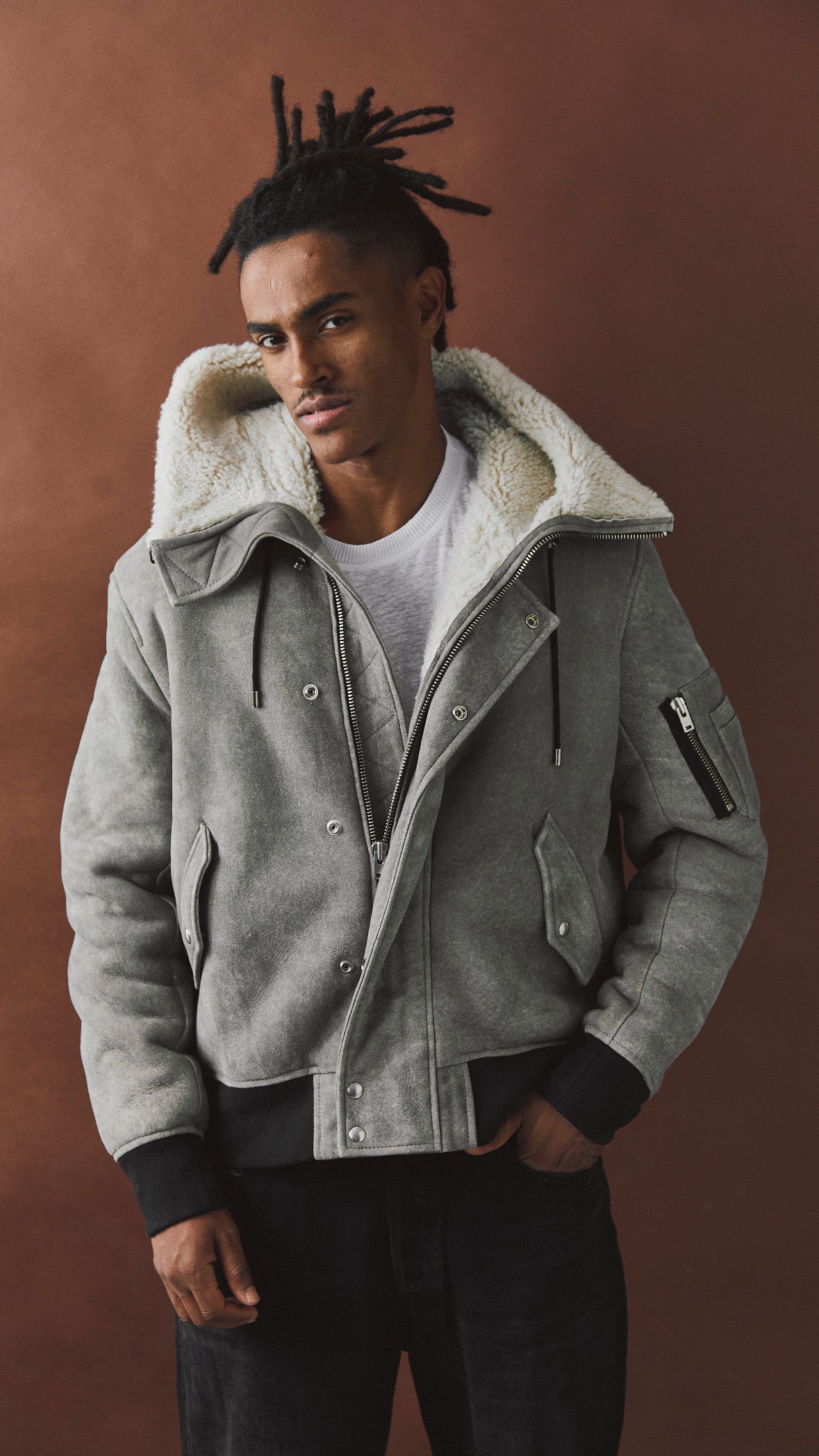 Sheepskin coat