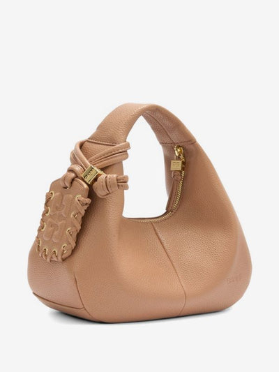 mini shoulder bag in brown