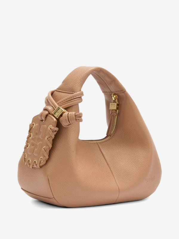 mini shoulder bag in brown
