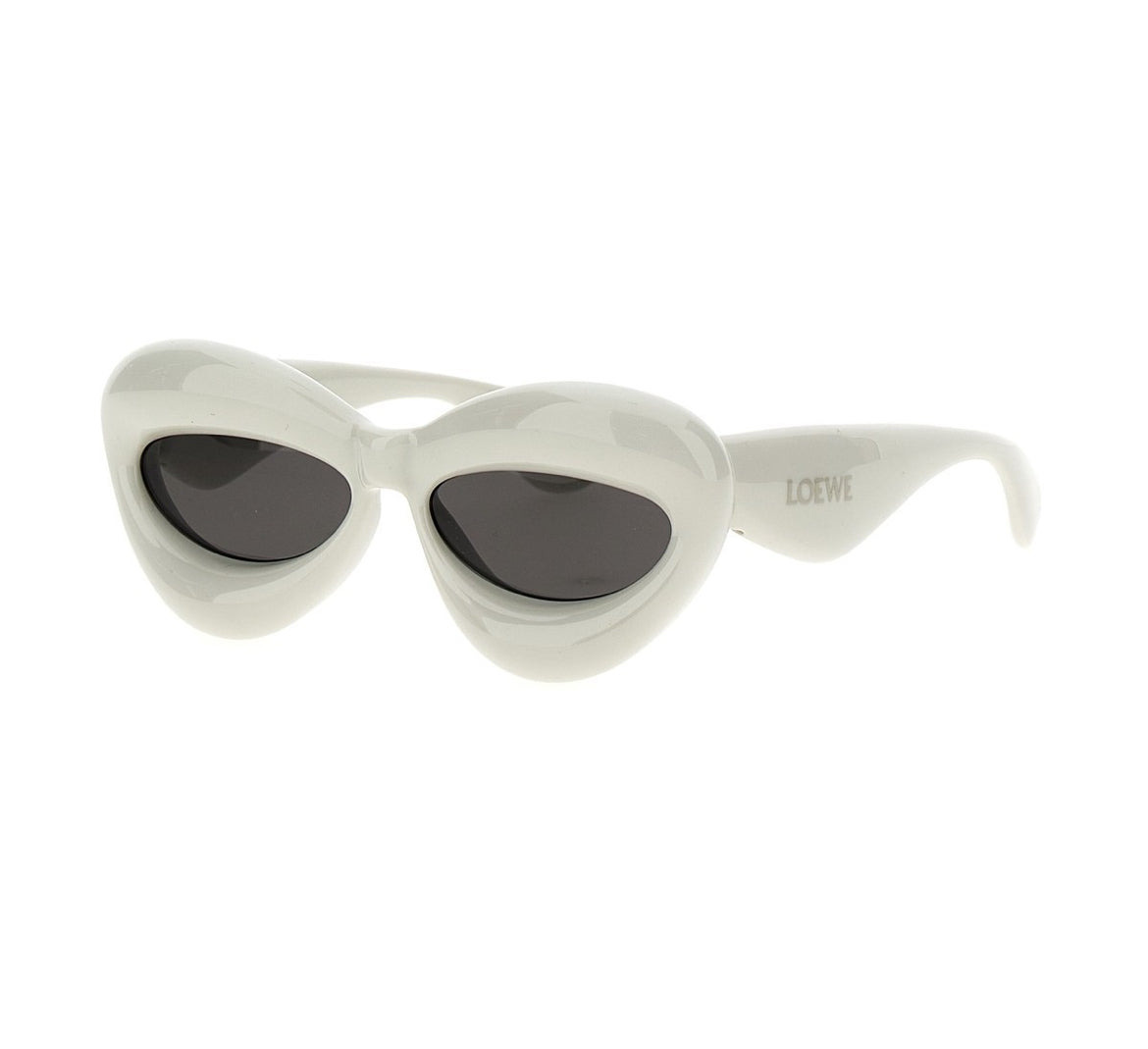 Inflated cateye sunglasses in nylon