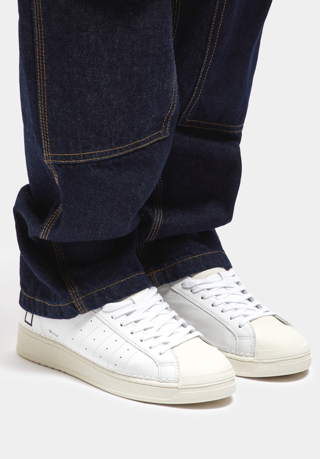 Base calf white-cuoio