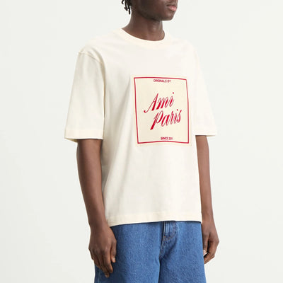 AMI PARIS BOXY FIT SHORT SLEEVE T-SHIRT