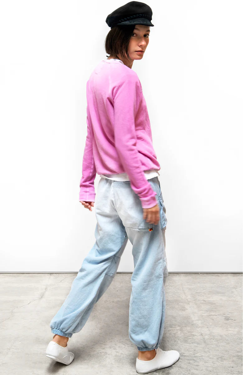 FLAP/SNAP INDIGO pant - SUPERFADEOUT