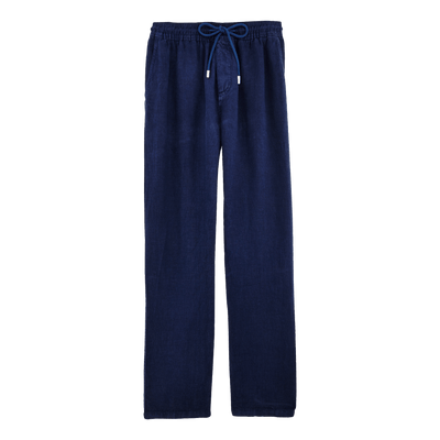 MEN LINEN PANTS SOLID