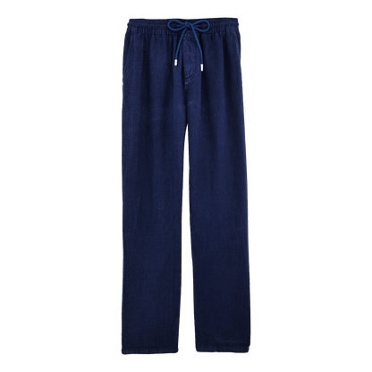 MEN LINEN PANTS SOLID