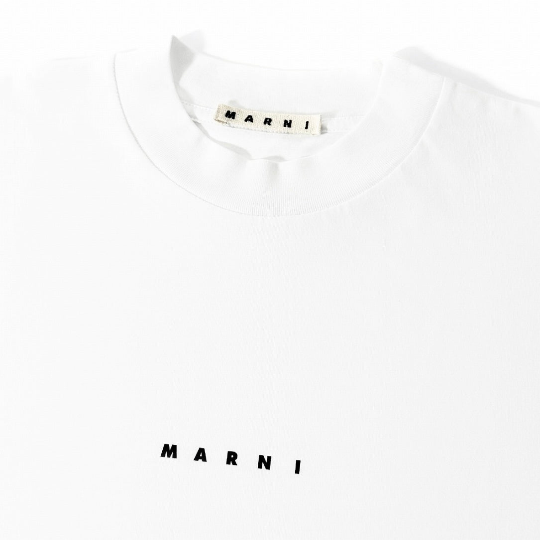 Logo Organic Cotton Jersey - Lilly White