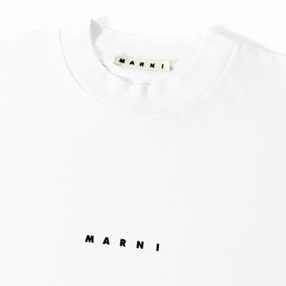 Logo Organic Cotton Jersey - Lilly White