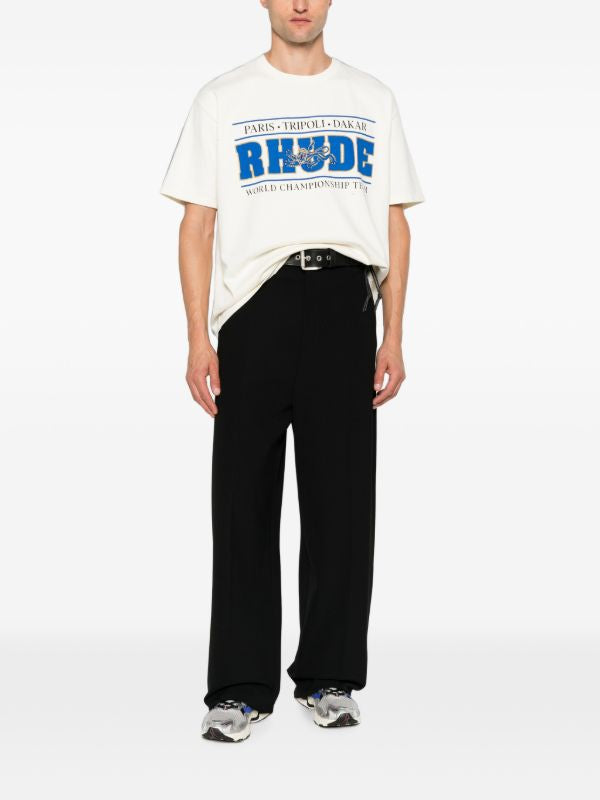 RHUDE
logo-print T-shirt