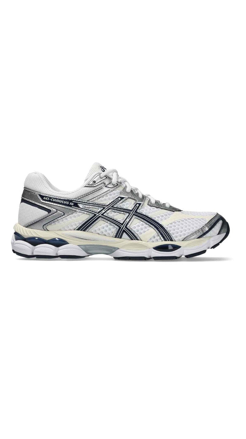 ASICS GEL CUMULUS 16  WHITE MIDNIGHT