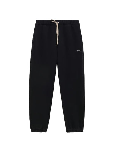 sweatpants with embroidered logo