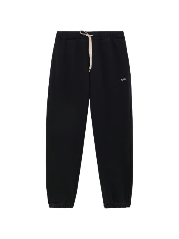 sweatpants with embroidered logo