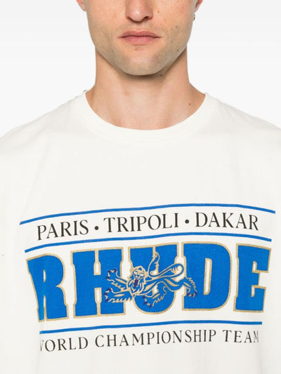 RHUDE
logo-print T-shirt