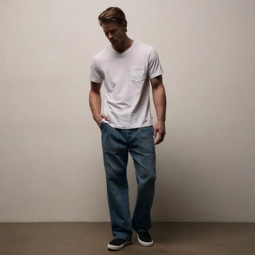 LIGHTWEIGHT JERSEY POCKET TEE
