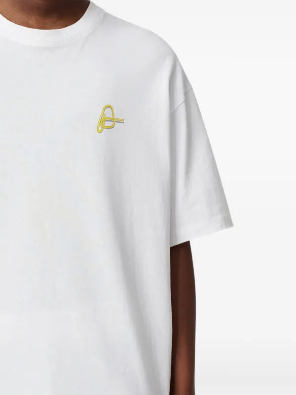 Axel Arigato Paper Clip logo-embroidered T-shirt