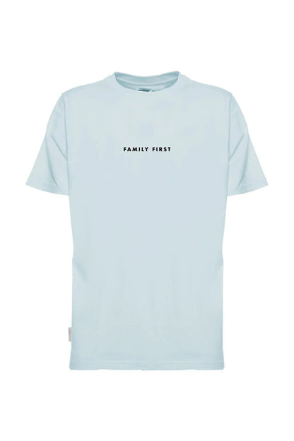 T-shirt box logo light blue