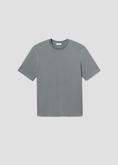 Asha Mock Neck Tee - Flint