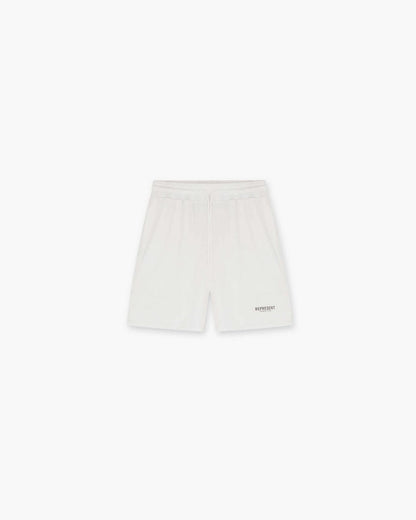 REPRESENT mesh owners club shorts - flat white