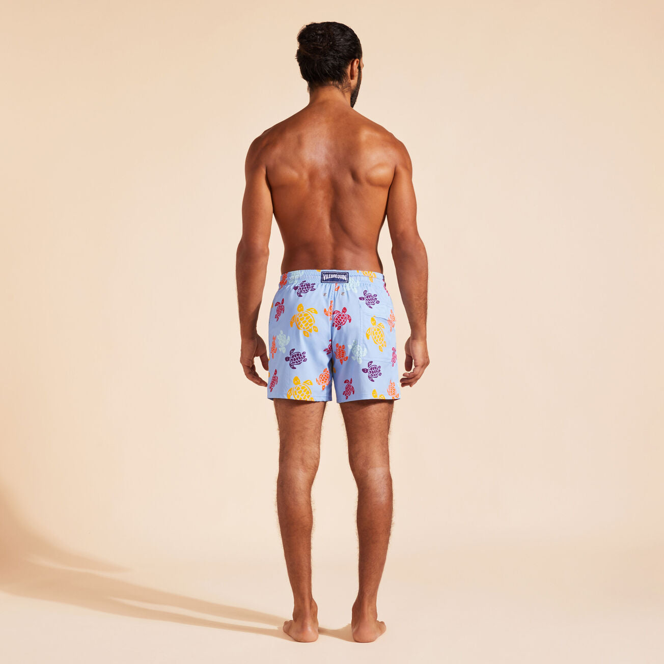 MEN STRETCH SWIM SHORTS TORTUES MULTICOLORES