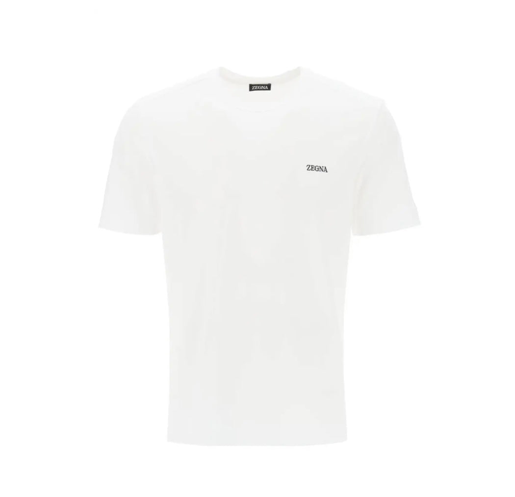 Mini Logo Print T shirt - White