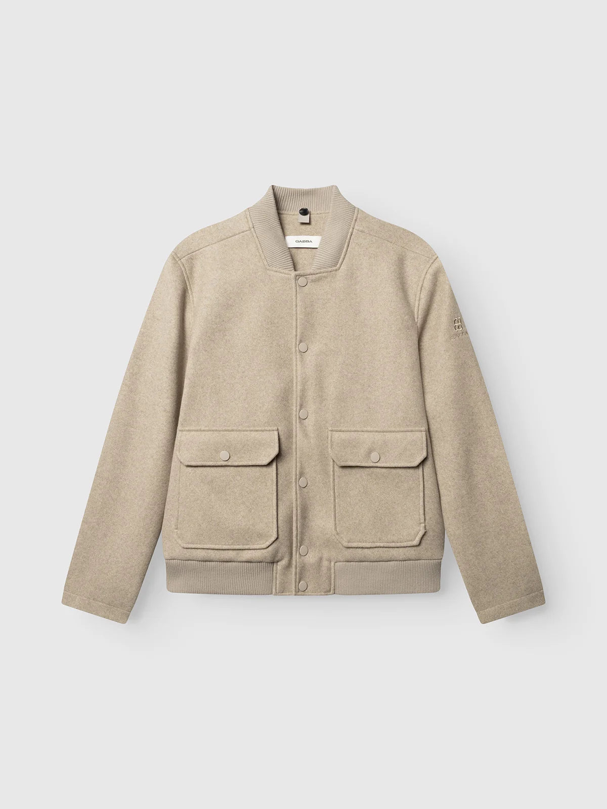 GABmatheo Plain Bomber Jacket