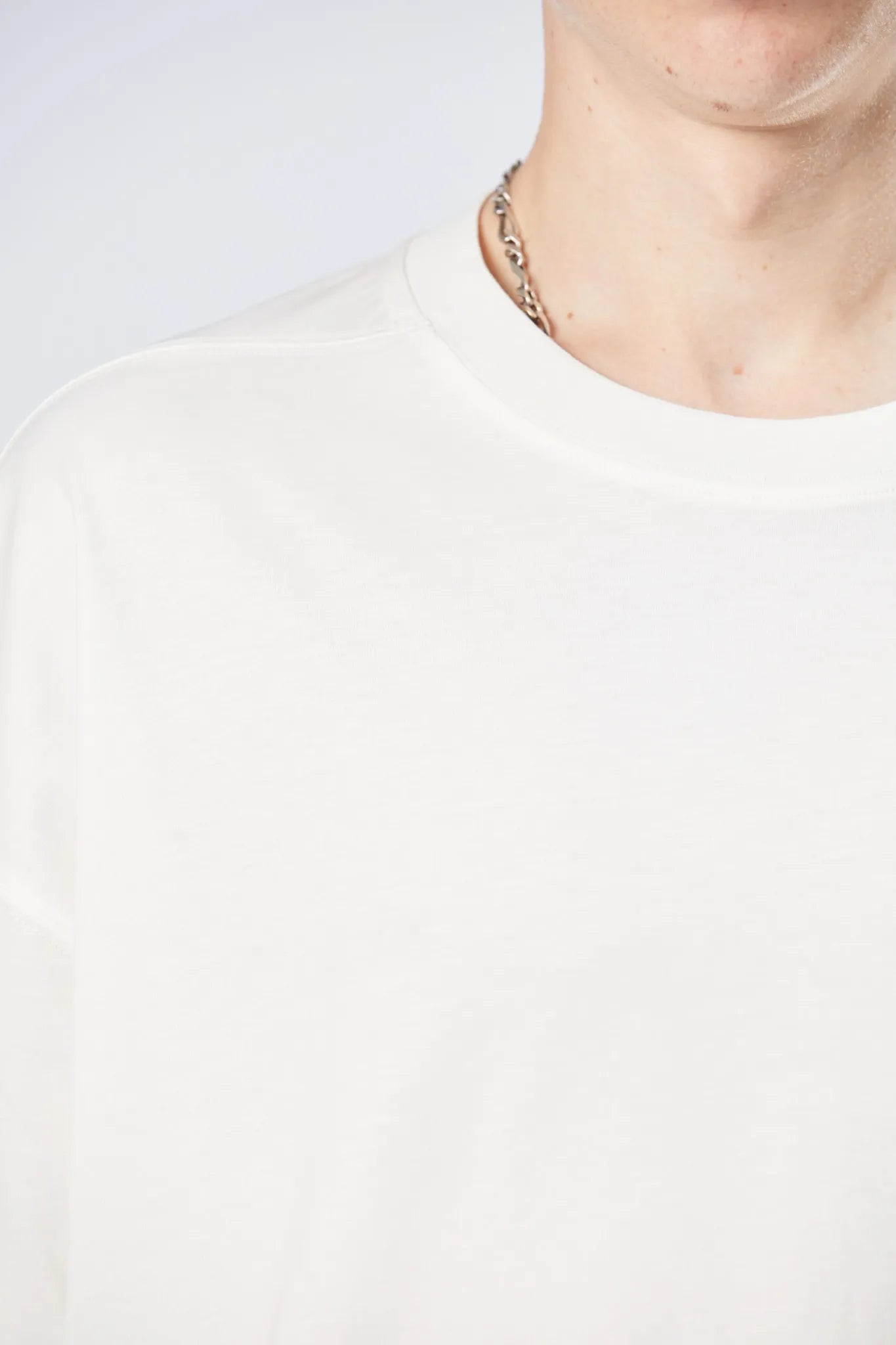 Oversized clasic tee - cream