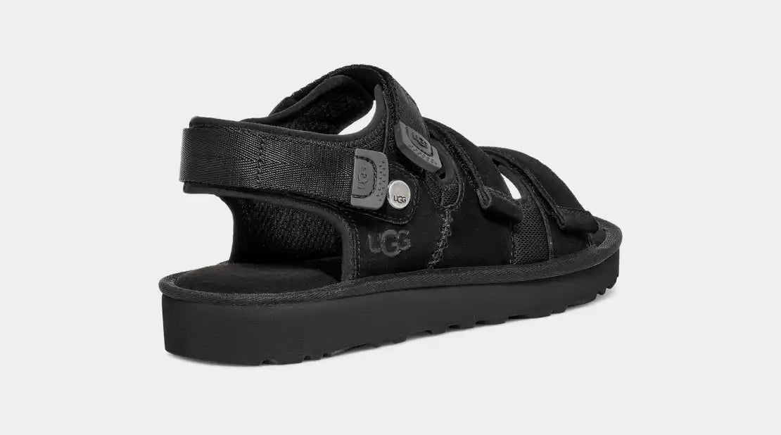 Goldencoast Multistrap man sandals - black