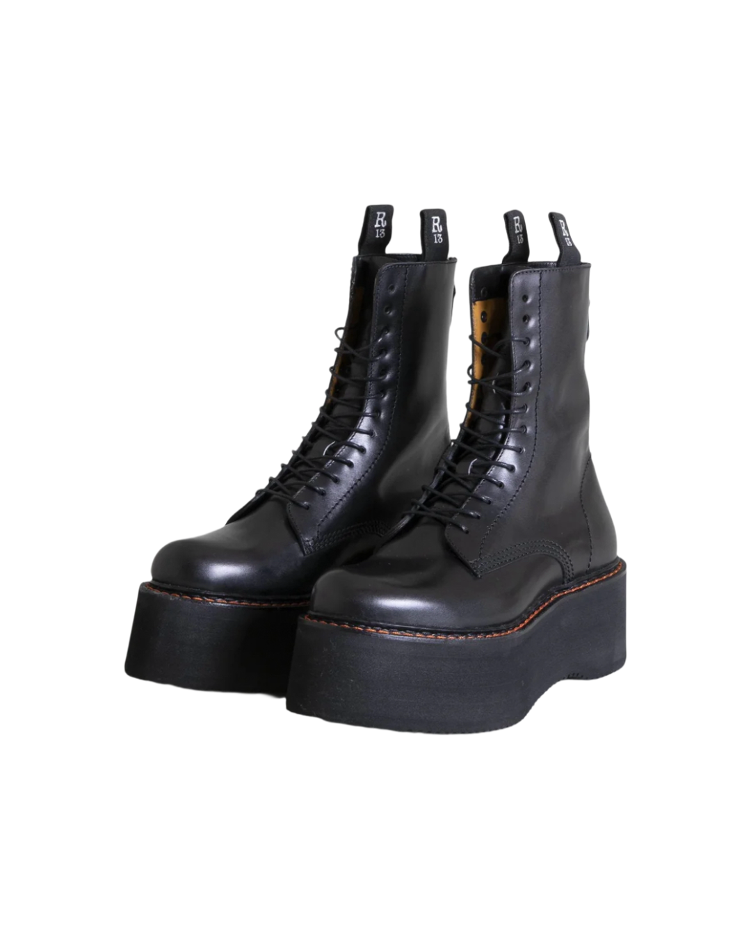 Double stack boot - black