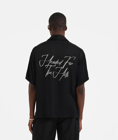 The Hills Viscose Shirt - Black