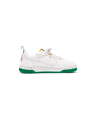 Men’s court white & green sneaker