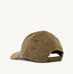 BASEBALL CAP IN EMBROIDERED BEIGE CORDUROY