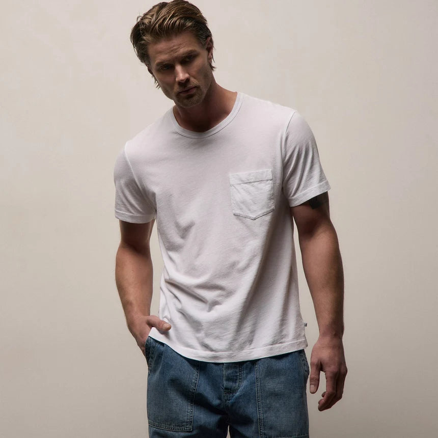 LIGHTWEIGHT JERSEY POCKET TEE