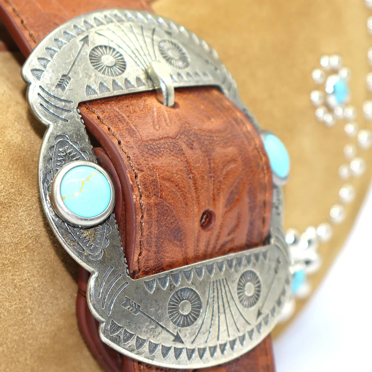 Sheryl suede flowers