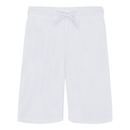 BERMUDA SHORT EN ÉPONGE HOMME white