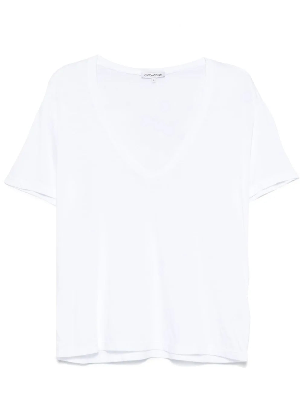 Mykonos v neck - white