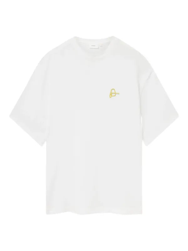 Axel Arigato Paper Clip logo-embroidered T-shirt
