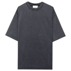 Typo embroidered T shirt - black