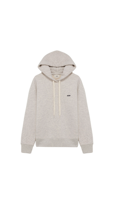 Embroidered logo hoodie