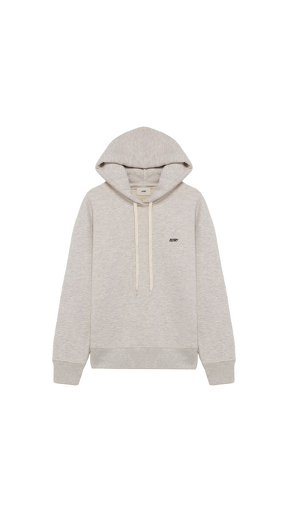 Embroidered logo hoodie