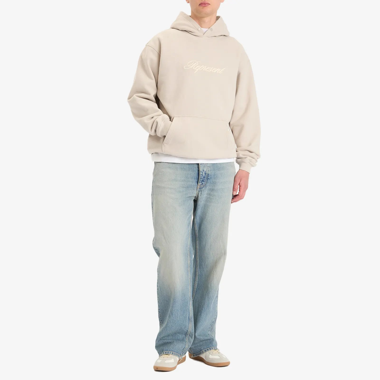 REPRESENT SCRIPT LOGO HOODIE