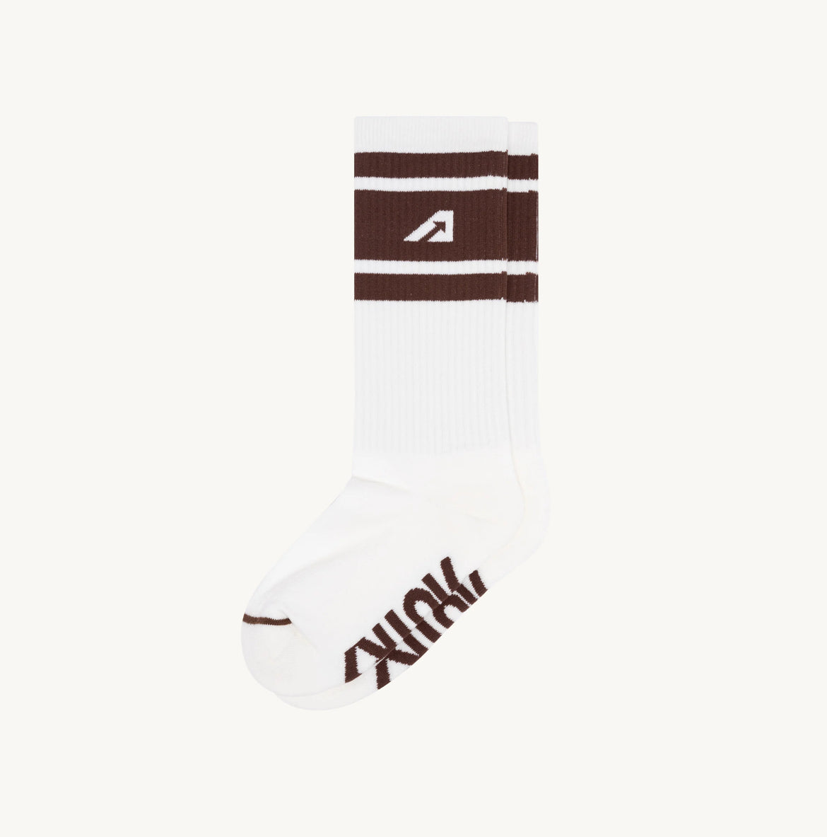 SOCKS IN BROWN COTTON TERRY