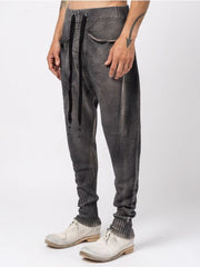 Grey Knitted Pantalone