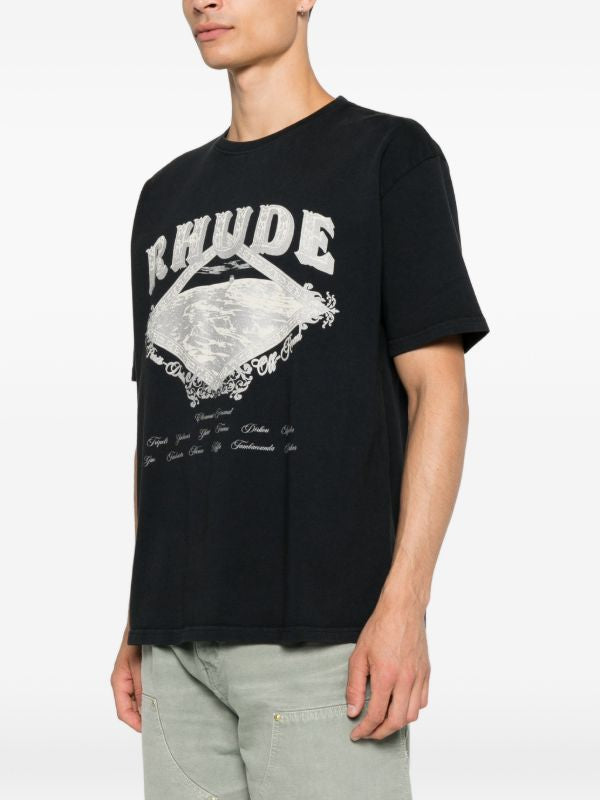 RHUDE
Dakar Convoy logo-print T-shirt