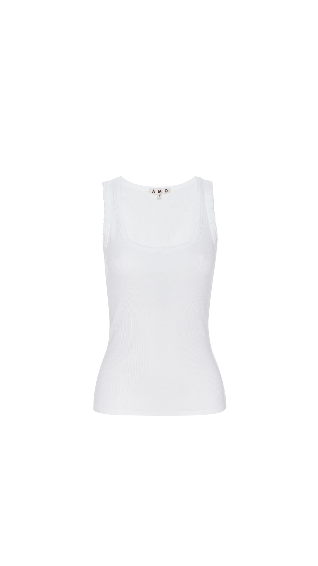 Angel rib tank - white