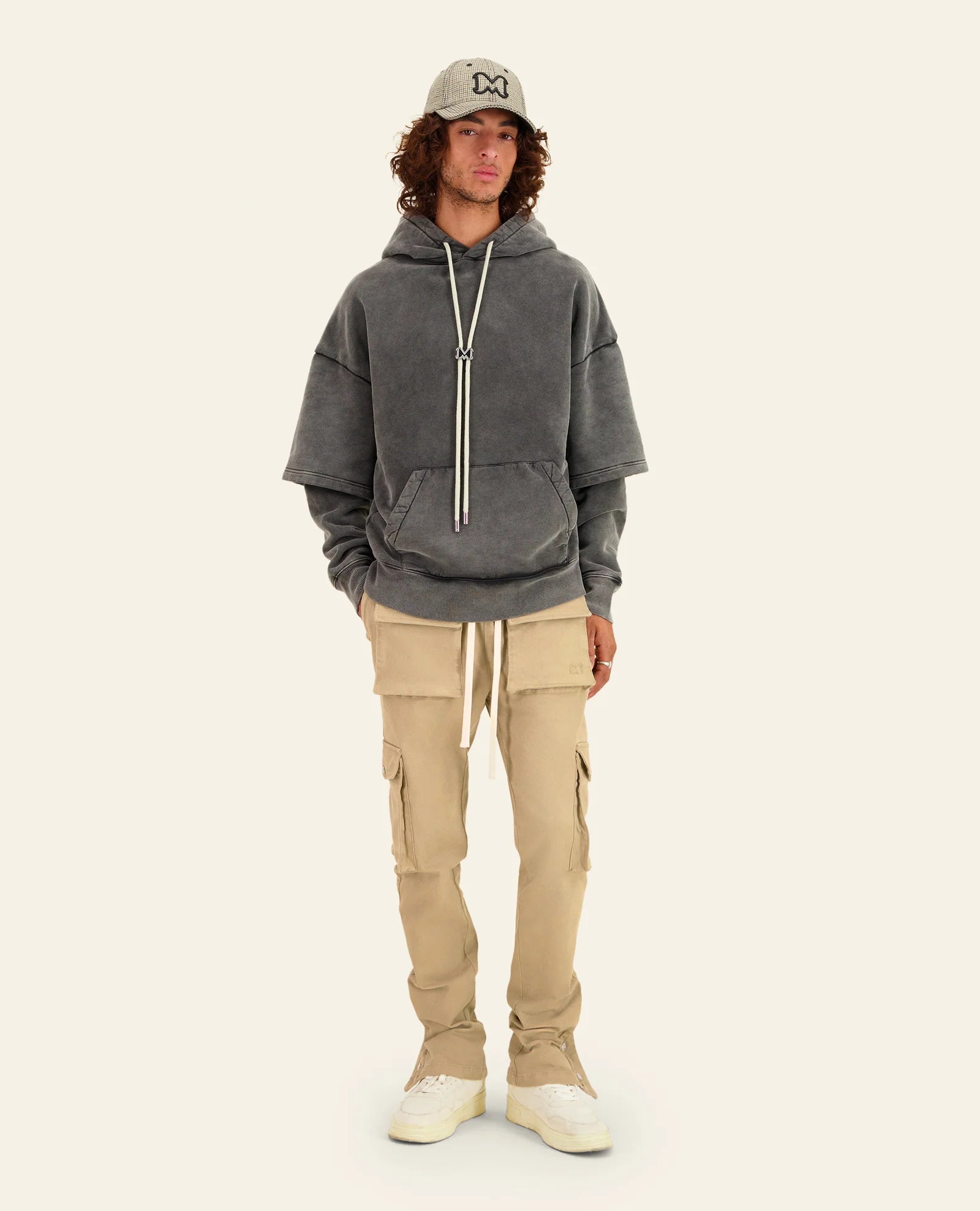 Cargo front pocket-Beige