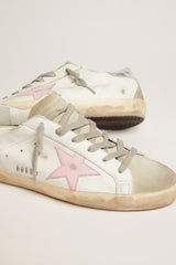 SUPER-STAR LEATHER UPPER AND STAR SUEDE TOE AND SPUR