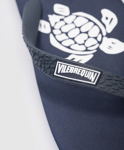 Vilebrequin turtle-scale effect flip-flops