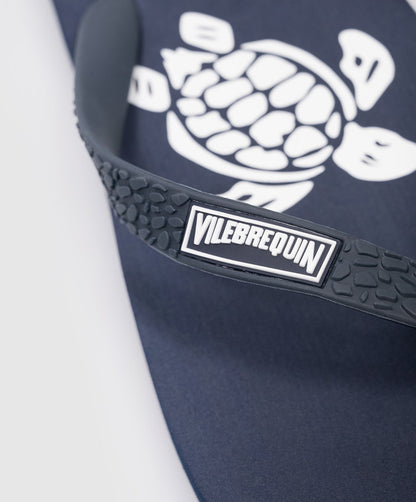 Vilebrequin turtle-scale effect flip-flops