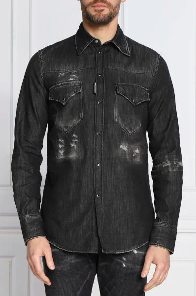 Black western shirt